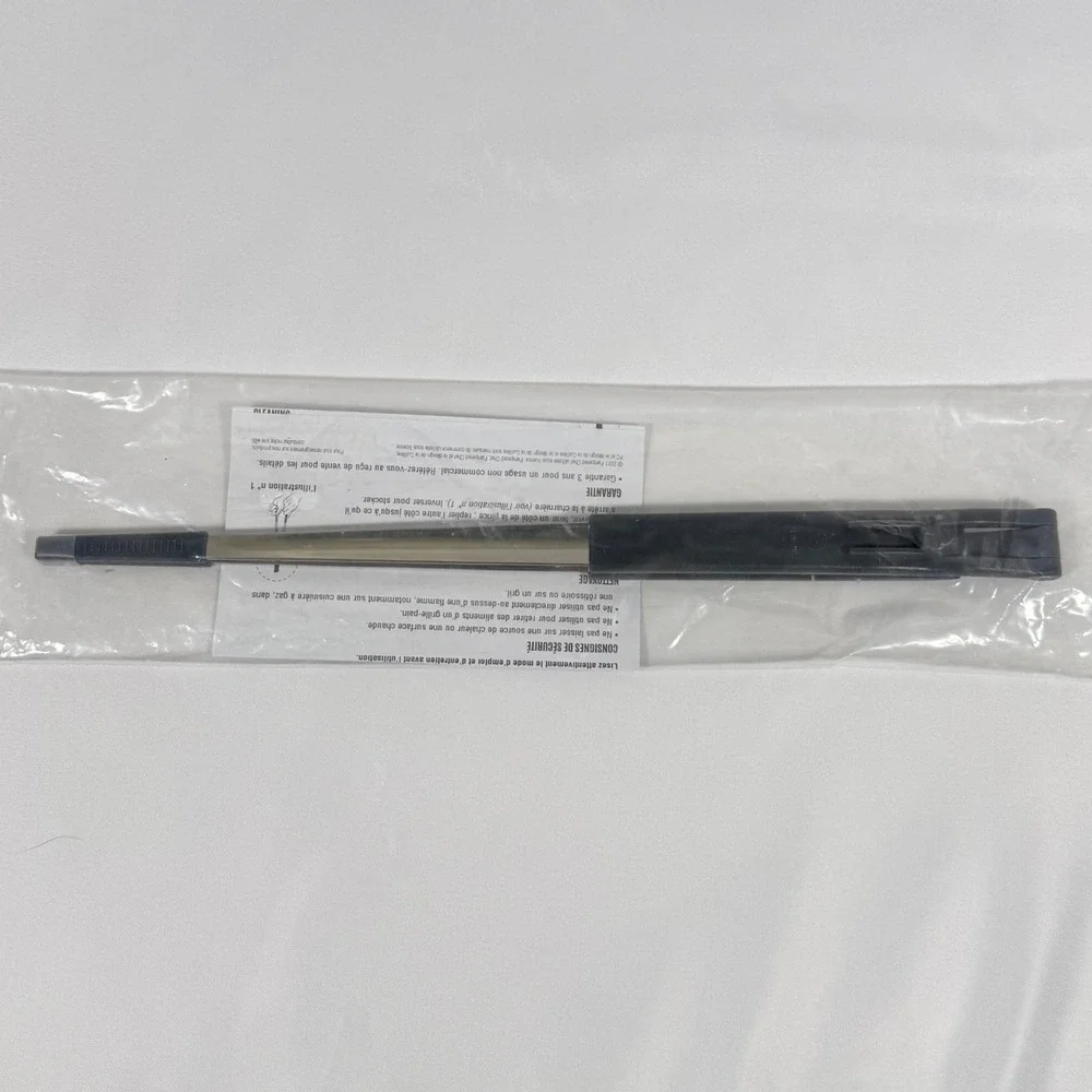 Pampered Chef Saute Tongs Black 2956 Stainless Steel Kitchen Tool NEW